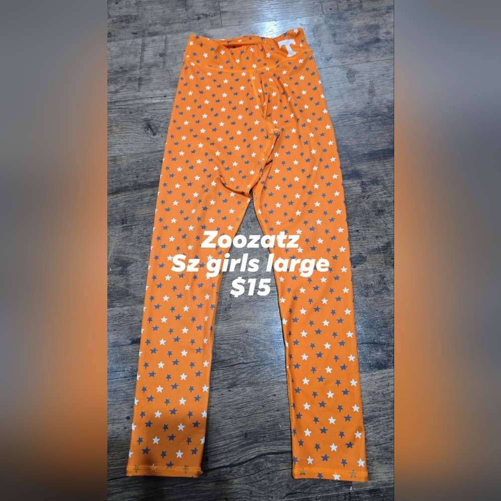 Zoozatz girls leggings sz large